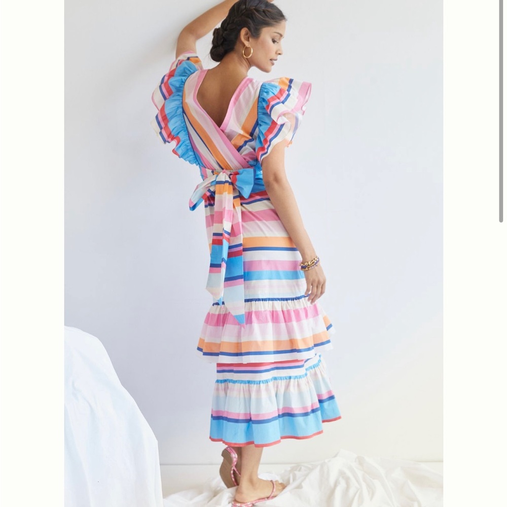 Tracy Reese ruffled maxi dress